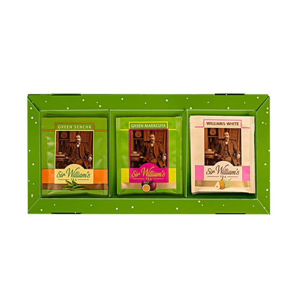 Bombonierka Sir Williams Tea - MIX 15 herbat zielonych i białej