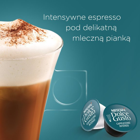 Kapsułki Nescafé Dolce Gusto Cappuccino Intenso 16 sztuk - NIEDOSTĘPNY
