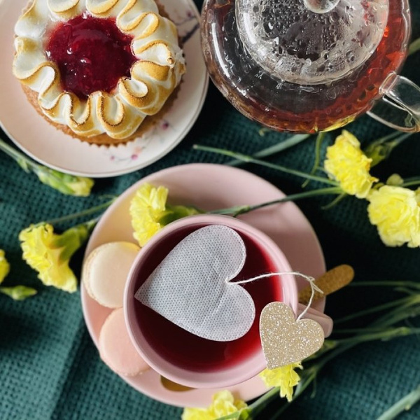 Zestaw herbat w torebkach Teabag SERCE 10x1,5g