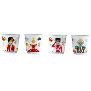 Zestaw 4 filiżanek do espresso Bialetti Nutcracker 60ml – NIEDOSTĘPNY - opinie w konesso.pl