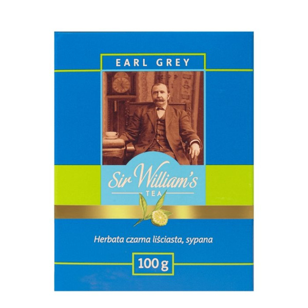 Czarna herbata liściasta Sir Williams Tea Earl Grey 100g