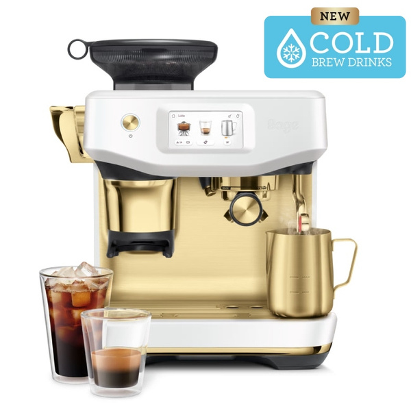 Ekspres do kawy Sage the Barista Touch™ Impress SES882SSB Sea Salt Brass