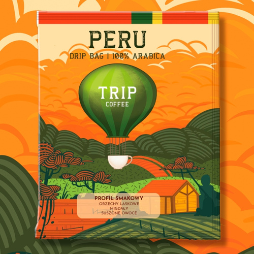 Drip Bag Trip Coffee Peru 11g  - opinie w konesso.pl
