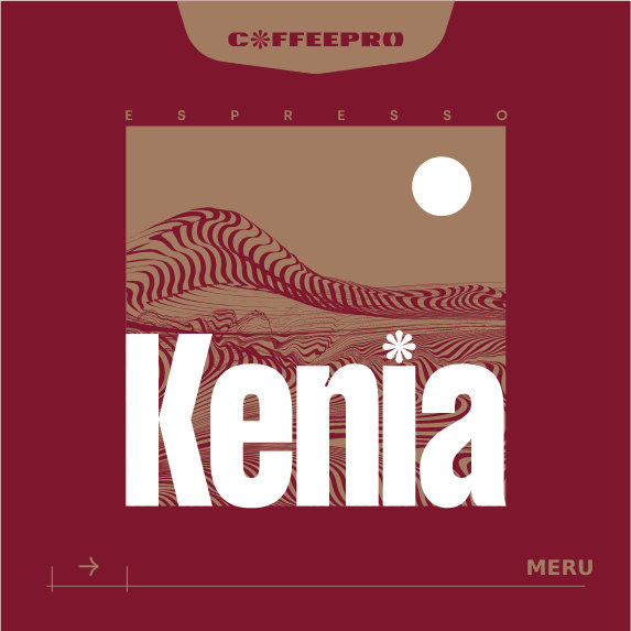 Kawa ziarnista CoffeePro Espresso Kenia Meru 250g - NIEDOSTĘPNY