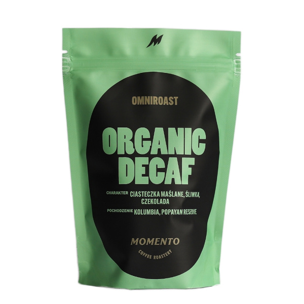 Kawa ziarnista Momento Kolumbia Popayan Reserve Decaf Omniroast 250g - Bezkofeinowa – NIEDOSTĘPNY