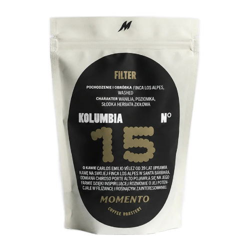 Kawa ziarnista Momento Kolumbia Nº15 Finca Los Alpes 250g