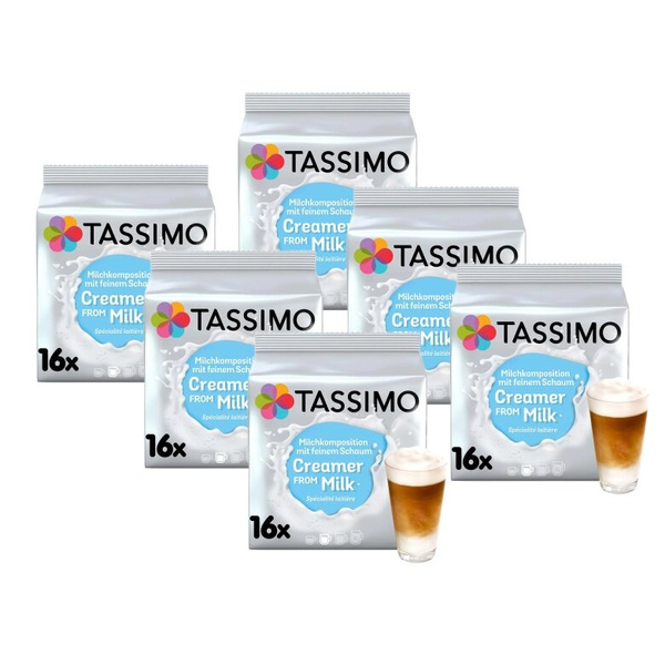 ZESTAW - Kapsułki Tassimo Creamer From Milk 6x16 szt.