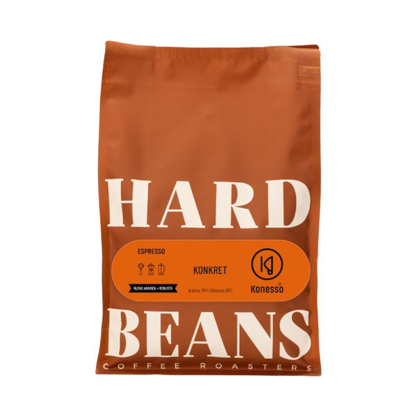 Kawa ziarnista Hard Beans Konkret Konesso 1kg