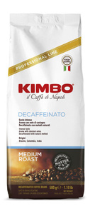 Kawa ziarnista Kimbo Espresso Decaffeinato 500g - bezkofeinowa