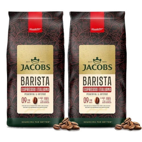 ZESTAW - Kawa ziarnista Jacobs Barista Editions Espresso Italiano 2x1kg