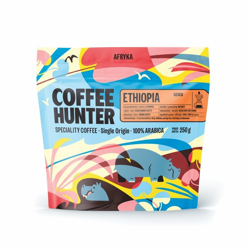 Kawa ziarnista COFFEE HUNTER Ethiopia Gedeb Banko Gotiti 250g - NIEDOSTĘPNY