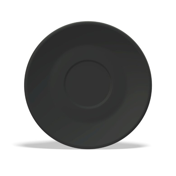 Filiżanka do cappuccino Club House Tulipano 210ml - Czarny mat