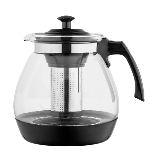 Dzbanek z zaparzaczem do herbaty Altom Design Aroma 2,3 l - Czarny - opinie w konesso.pl