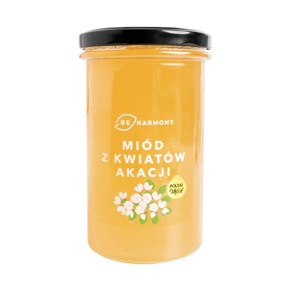 Miód z kwiatów akacji BeHarmony 700g - NIEDOSTĘPNY