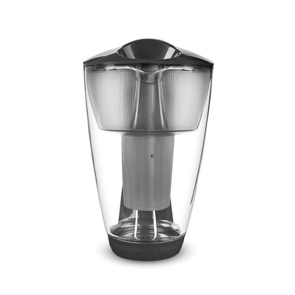 Szklany dzbanek filtrujący Dafi Crystal LED 2.0 L Czarny + 1 Filtr