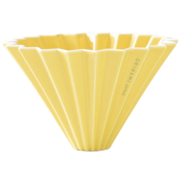 Ceramiczny Origami Dripper M - Żółty
