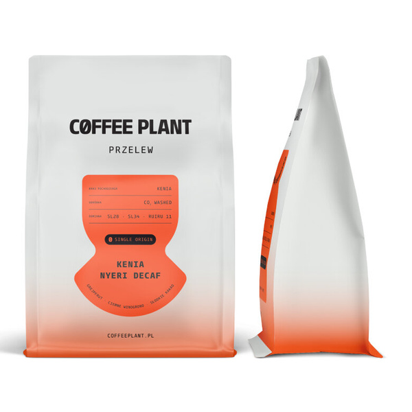 Kawa ziarnista COFFEE PLANT Kenia Decaf bezkofeinowa 250g