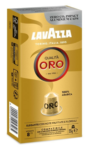 OUTLET - Kapsułki do Nespresso Lavazza Qualita Oro - 10 sztuk
