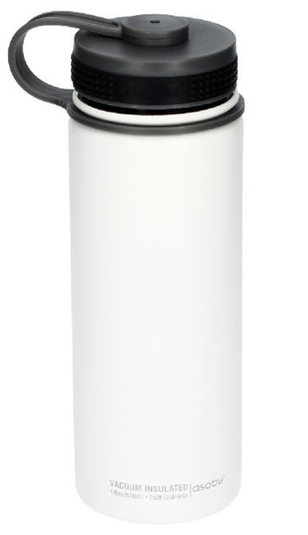 Asobu Alpine Flask - biała buutelka termiczna 530 ml - NIEDOSTĘPNY