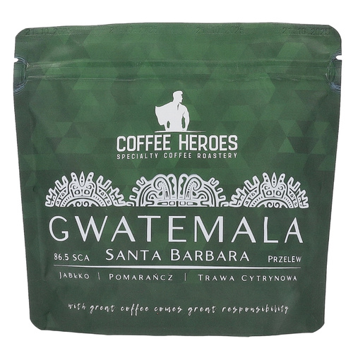 Kawa ziarnista Coffee Heroes Guatemala Santa Barbara Filtr 250g