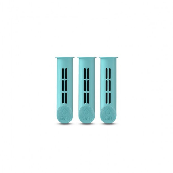 Filtr do butelki DAFI 3szt. - Turkusowy / miętowy