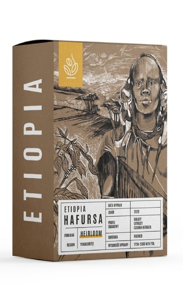 Kawa ziarnista Wysocki Coffee Etiopia Yirgacheffe Organic Hafursa 250g - NIEDOSTĘPNY
