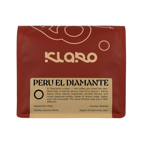 Kawa ziarnista Klaro Peru El Diamante Filtr 250g