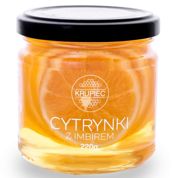 Cytrynka w zalewie z imbirem Krupiec 220g