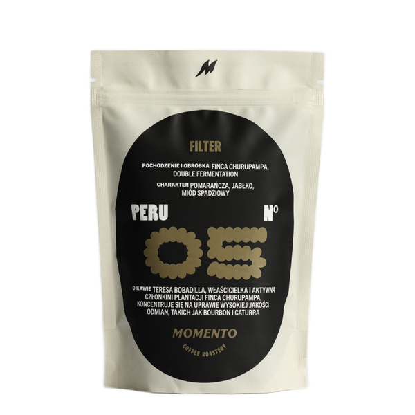 Kawa ziarnista Momento Peru Nº5 Double Washed Fermentation 250g – NIEDOSTĘPNY