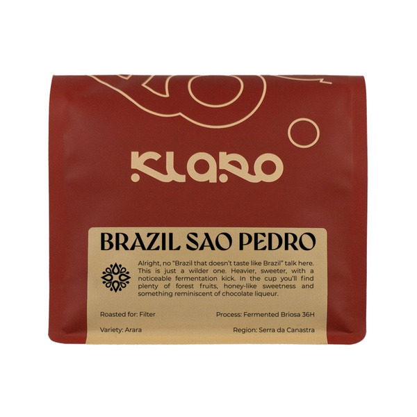 Kawa ziarnista Klaro Brazylia Sao Pedro Filtr 250g – NIEDOSTĘPNY