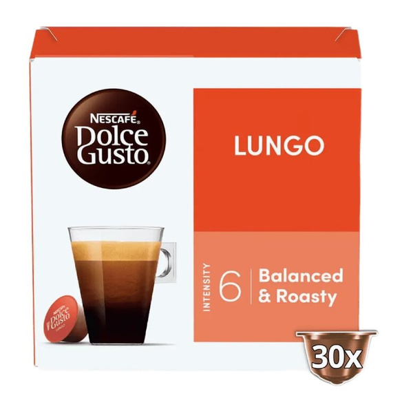 Kapsułki Nescafé Dolce Gusto Lungo 30 sztuk