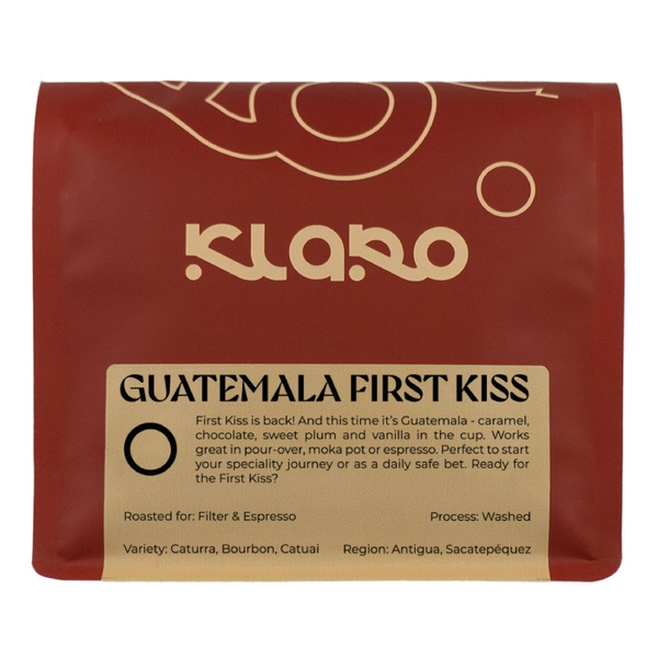 Kawa ziarnista Klaro Gwatemala First Kiss Omni 250g