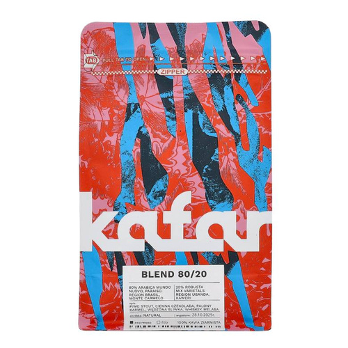 Kawa ziarnista Kafar Klasyczny Blend 80/20 250g