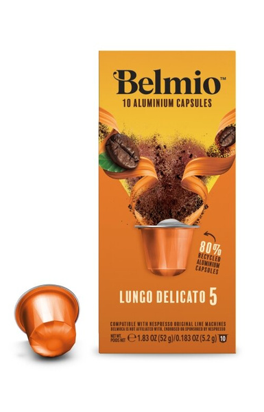 Kapsułki do Nespresso Belmio Lungo Delicato 10 sztuk