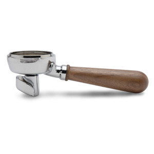 Portafilter Lelit PLA582W - z podwójną wylewką 58 mm Drewno orzechowe