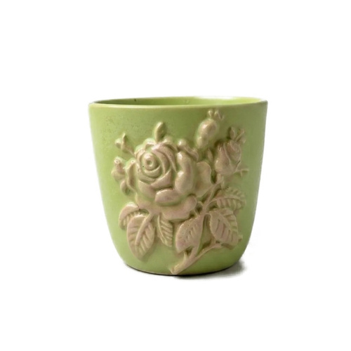 Ceramiczny kubek POTPOTSTUDIO - Zielona Róża 200ml