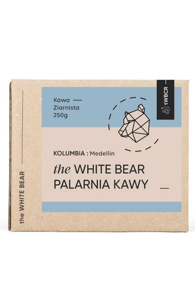 Kawa ziarnista The White Bear Kolumbia Medellin 250g
