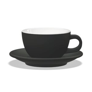 Filiżanka Club House Tulipano 300ml - Czarny mat