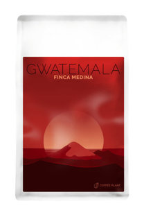 Kawa ziarnista COFFEE PLANT Gwatemala Finca Medina 250g  - NIEDOSTĘPNY