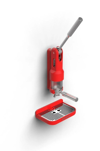 Dźwigniowy ekspres do kawy Superkop Red - Czerwony