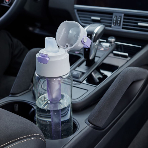 ZESTAW - Butelka filtrująca Dafi SOLID 0,7 l z filtrem + 3 x Filtr do butelki DAFI - Lawendowy