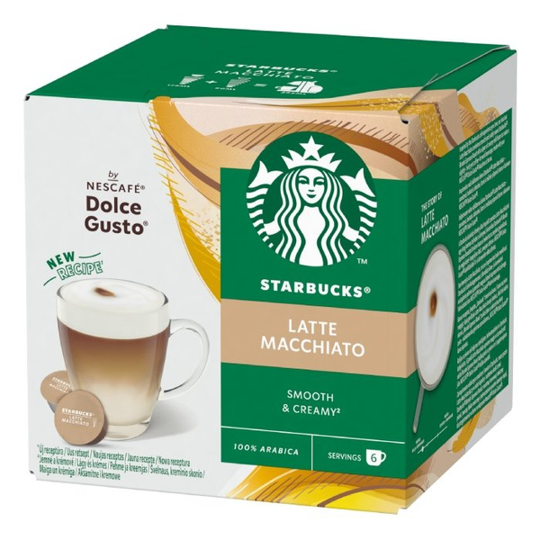 OUTLET - Kapsułki Nescafé Dolce Gusto STARBUCKS® Latte Macchiato 12 sztuk