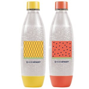 Butelki SodaStream Fuse Water Pomelo 2x1L - Żółta i Koralowa