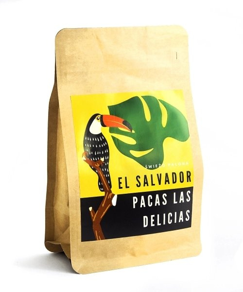 Kawa ziarnista Świeżo Palona El Salvador Las Delicias Natural 250g - NIEDOSTĘPNY