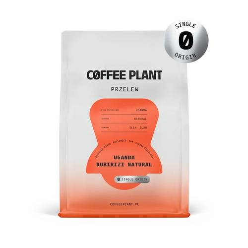 Kawa zairnista COFFEE PLANT Uganda Rubirizi Natural 250g