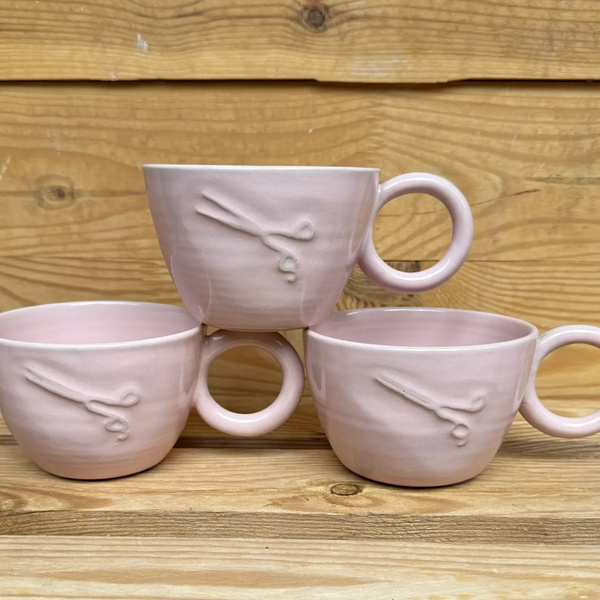 Ceramiczny kubek fryzjera POTPOTSTUDIO - Pastel 350 ml