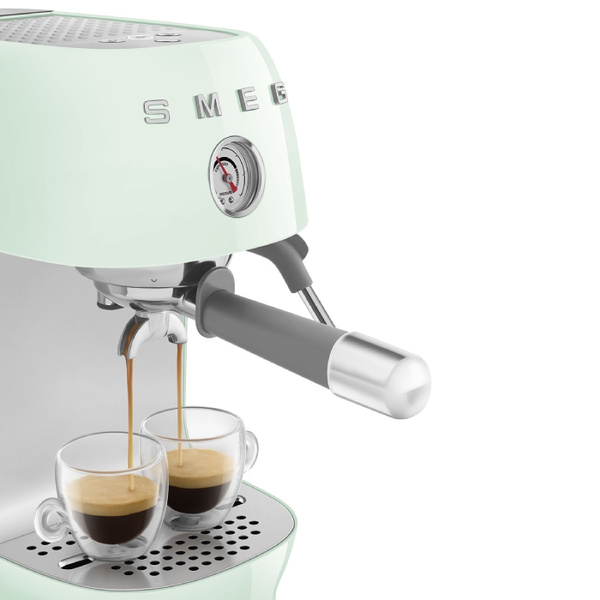Ekspres do kawy Smeg ECF03PGEU - Pastelowa zieleń