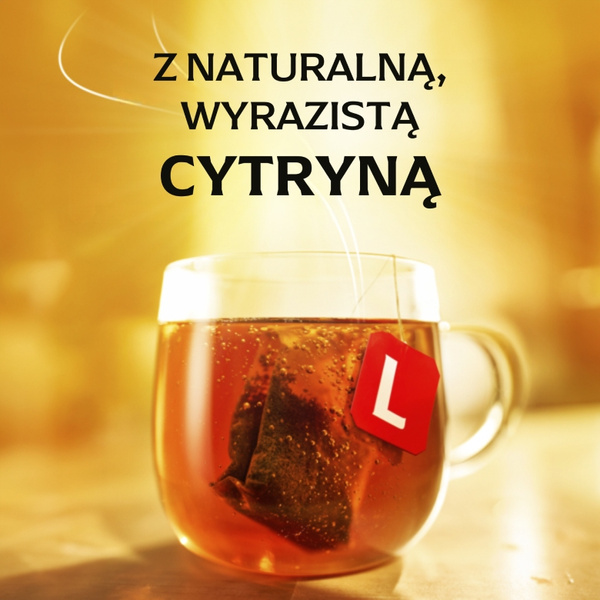 Herbata czarna aromatyzowana Lipton Earl Grey Lemon 92x2g