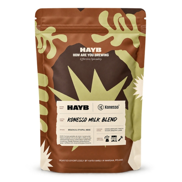 Kawa ziarnista HAYB Konesso Milk Blend 250g
