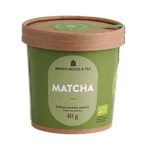 Brown House & Tea Matcha - herbata zielona matcha bio 40g – NIEDOSTĘPNY
